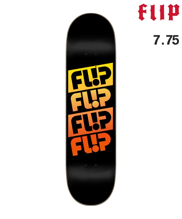FLIP フリップ スケートボード デッキ キッズ 7.37inch～7.75inch LTD QUATTRO BRITES ムラサキスポーツ