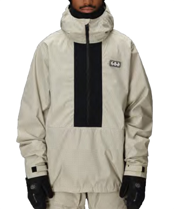 【早期購入/店頭受取対象外】 686 シックスエイトシックス スノーボード ウェア ジャケット ユニセックス GHOST 2.5L ANORAK 25-26モデル MM A17