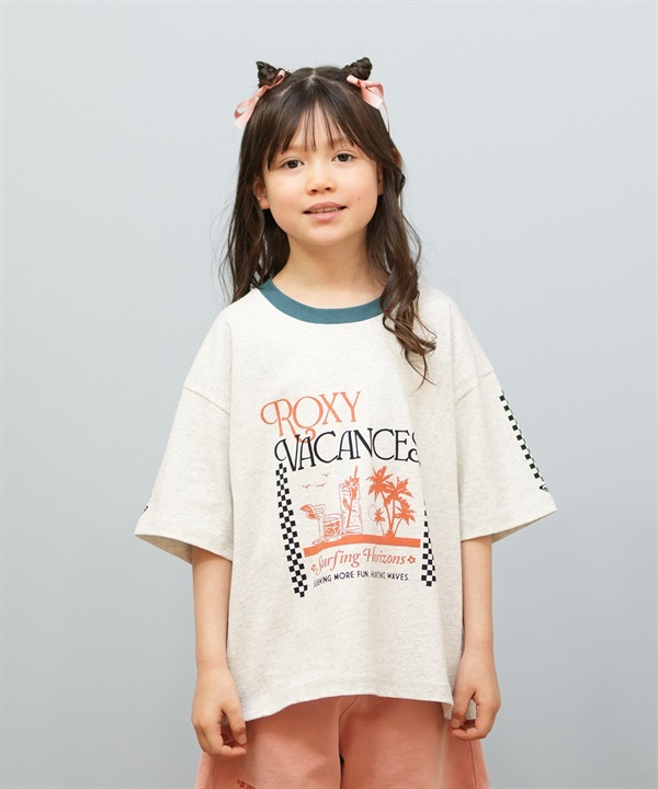 ROXY ロキシー 半袖 Tシャツ キッズ ジュニア MINI SEEKING MORE FUN TST251118