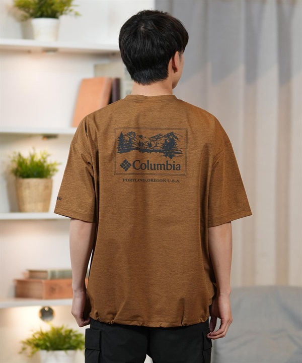 columbia コロンビア 半袖 Tシャツ メンズ 水陸両用 ユーティリティ UVケア PM0684 ムラサキスポーツ限定