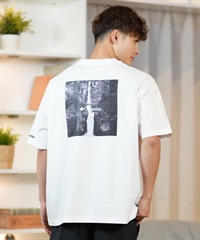 Columbia コロンビア 半袖 Tシャツ メンズ オーバーサイズTシャツ UVケア バックプリント PM4502 ムラサキスポーツ限定(101-S)