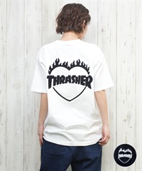THRASHER スラッシャー 半袖 Tシャツ レディース バーニングハートTシャツ 252TH2ST033