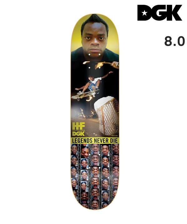 DGK ディージーケー スケートボード デッキ 8.0inch Street Soldier ムラサキスポーツ