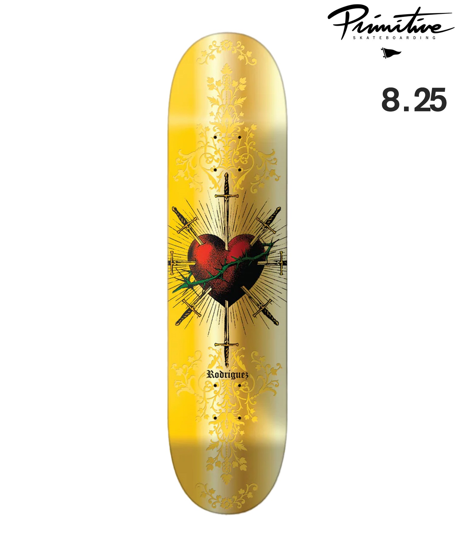 PRIMITIVE プリミティブ スケートボード デッキ 8.25inch RODRIGUEZ SAINT ムラサキスポーツ(ONE-8.25inch)