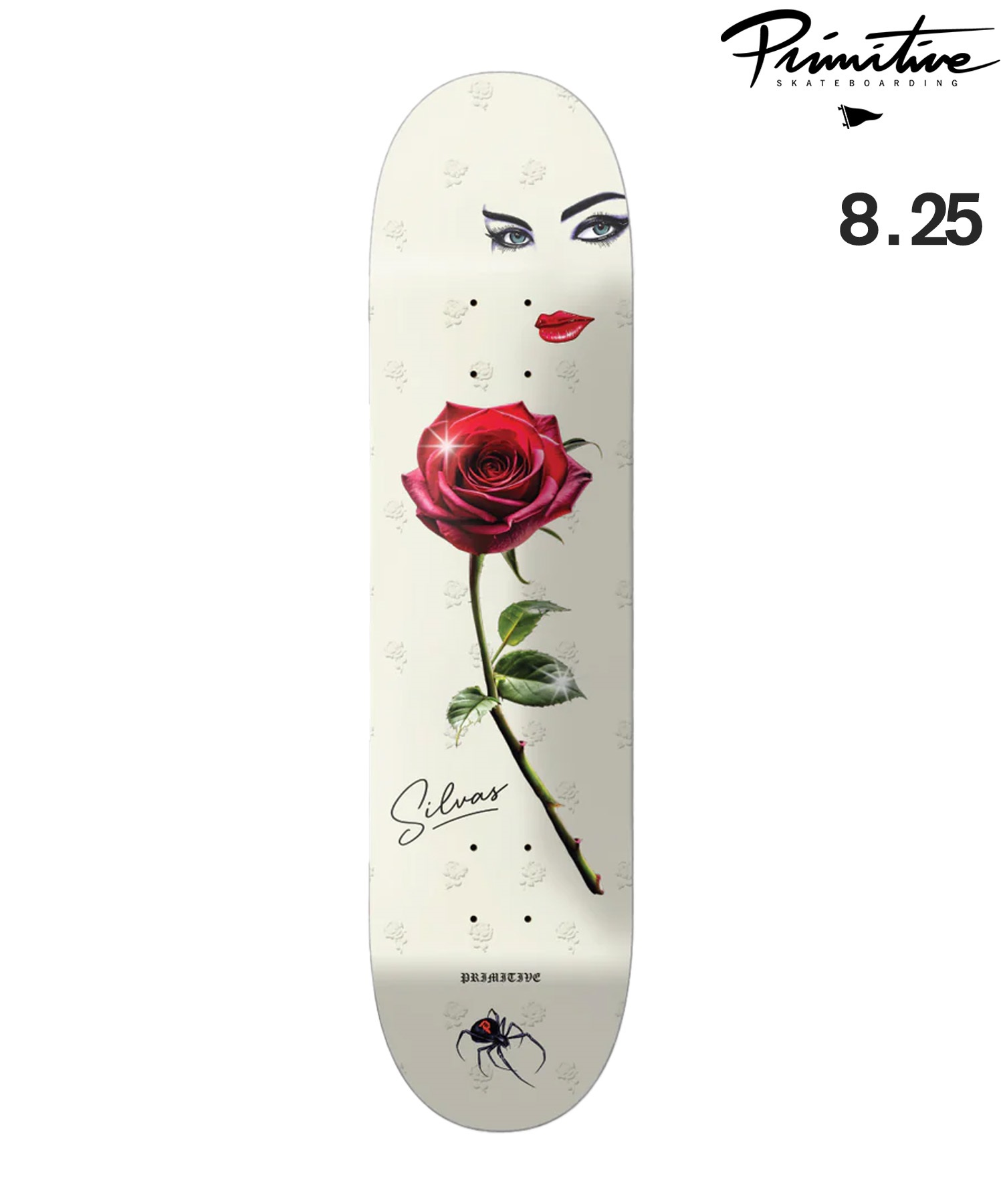 PRIMITIVE プリミティブ スケートボード デッキ 8.25inch SILVAS CRUSH ムラサキスポーツ(ONE-8.25inch)