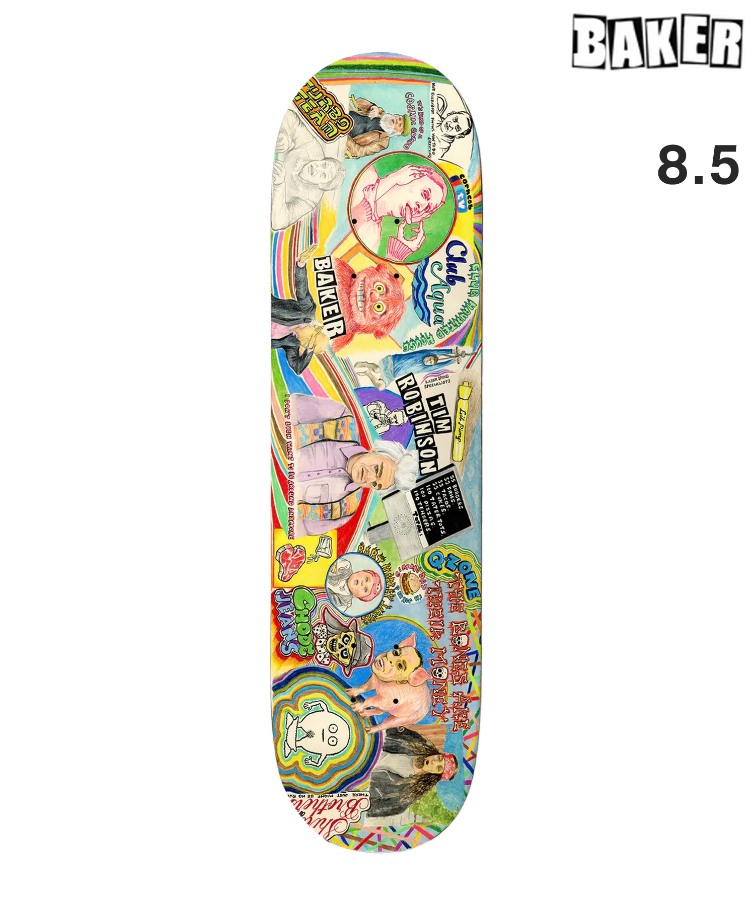 BAKER ベーカー デッキ 8.0,8.5inch AR COSMIC GUMBO ムラサキスポーツ(ONE-8.5inch)