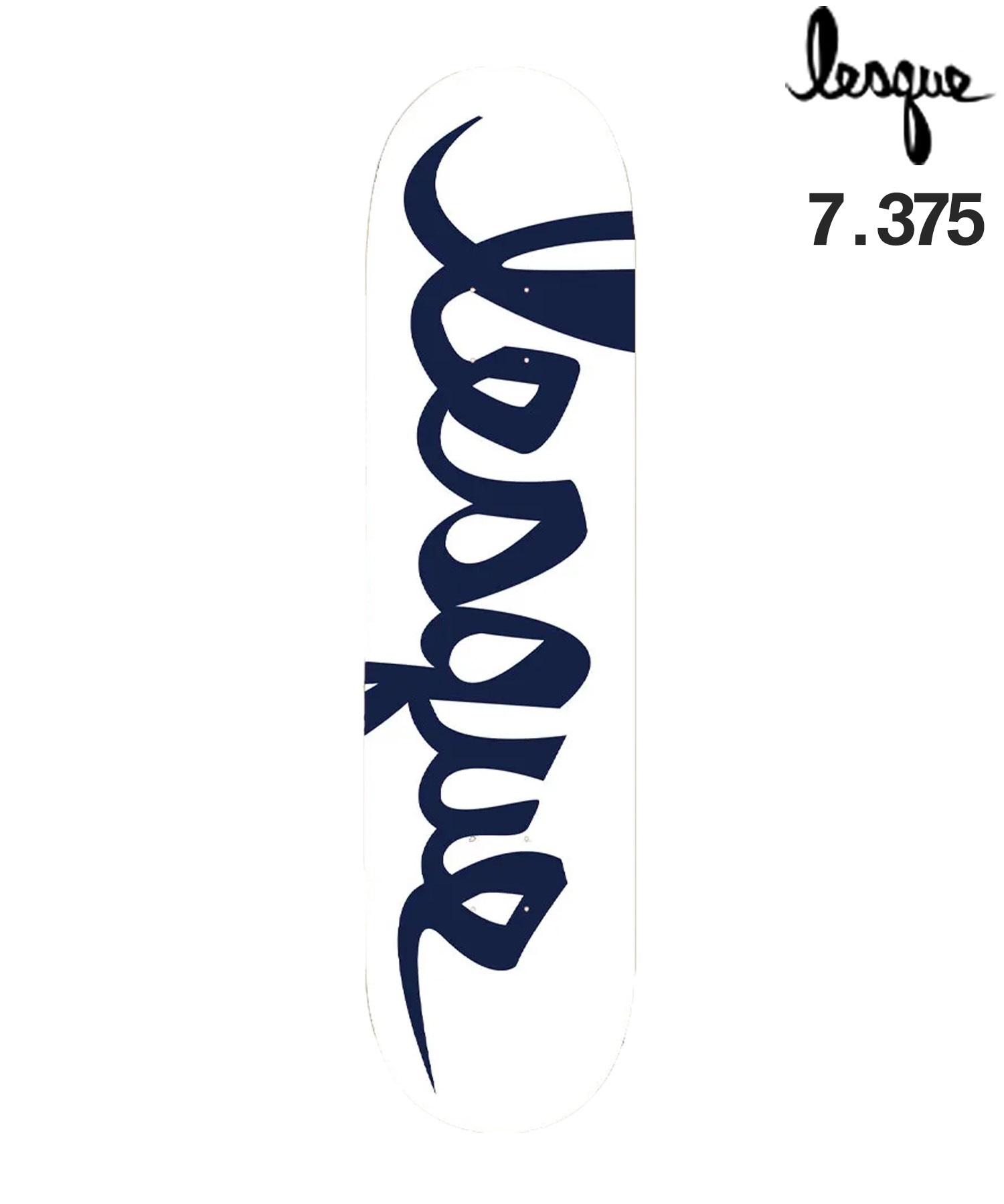 LESQUE レスケ スケートボード デッキ 8.0inch LOGO ムラサキスポーツ(WT-7.3inch)