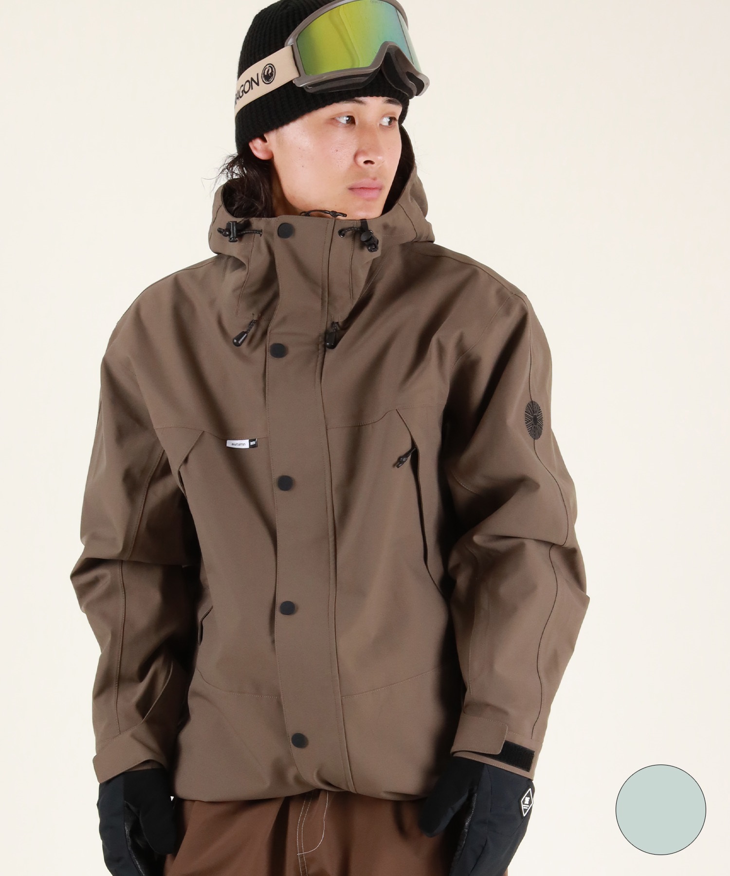 【早期購入/店頭受取対象外】AUTUMN オータム スノーボード ウェア ジャケット ユニセックス SHASTA 3L JACKET ムラサキスポーツ 25-26モデル MM D25(BROWN-S)