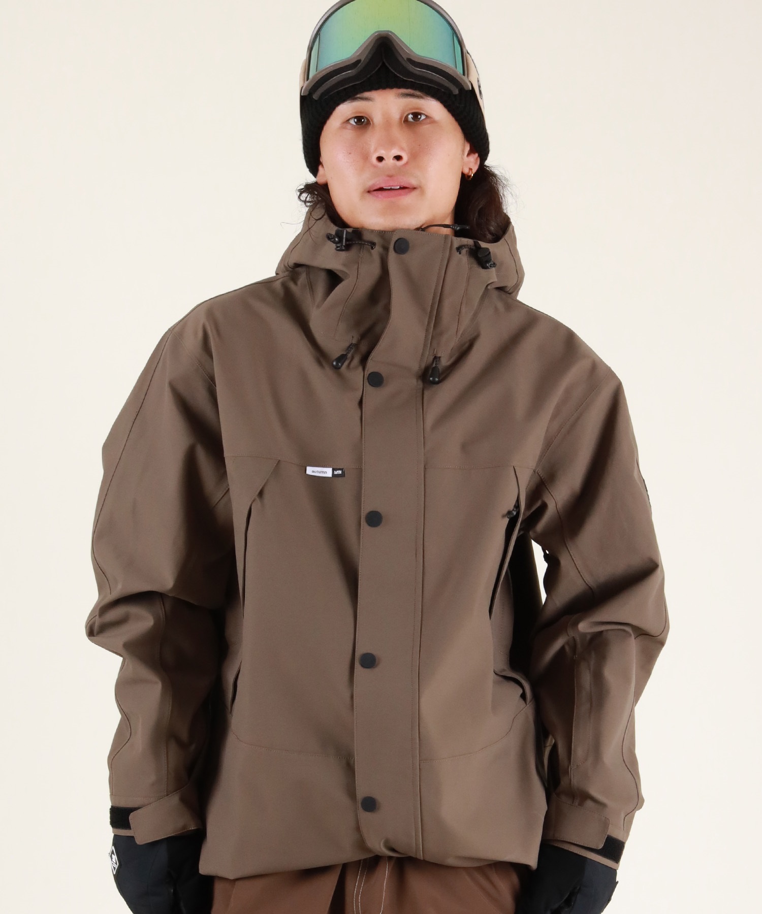【早期購入/店頭受取対象外】AUTUMN オータム スノーボード ウェア ジャケット ユニセックス SHASTA 3L JACKET ムラサキスポーツ 25-26モデル MM D25(BROWN-S)