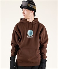 【早期購入/店頭受取対象外】AUTUMN オータム スノーボード ウェア インナーウェア ユニセックス EARLYBIRD HOODIE ムラサキスポーツ 25-26モデル MM D25(BROWN-S)