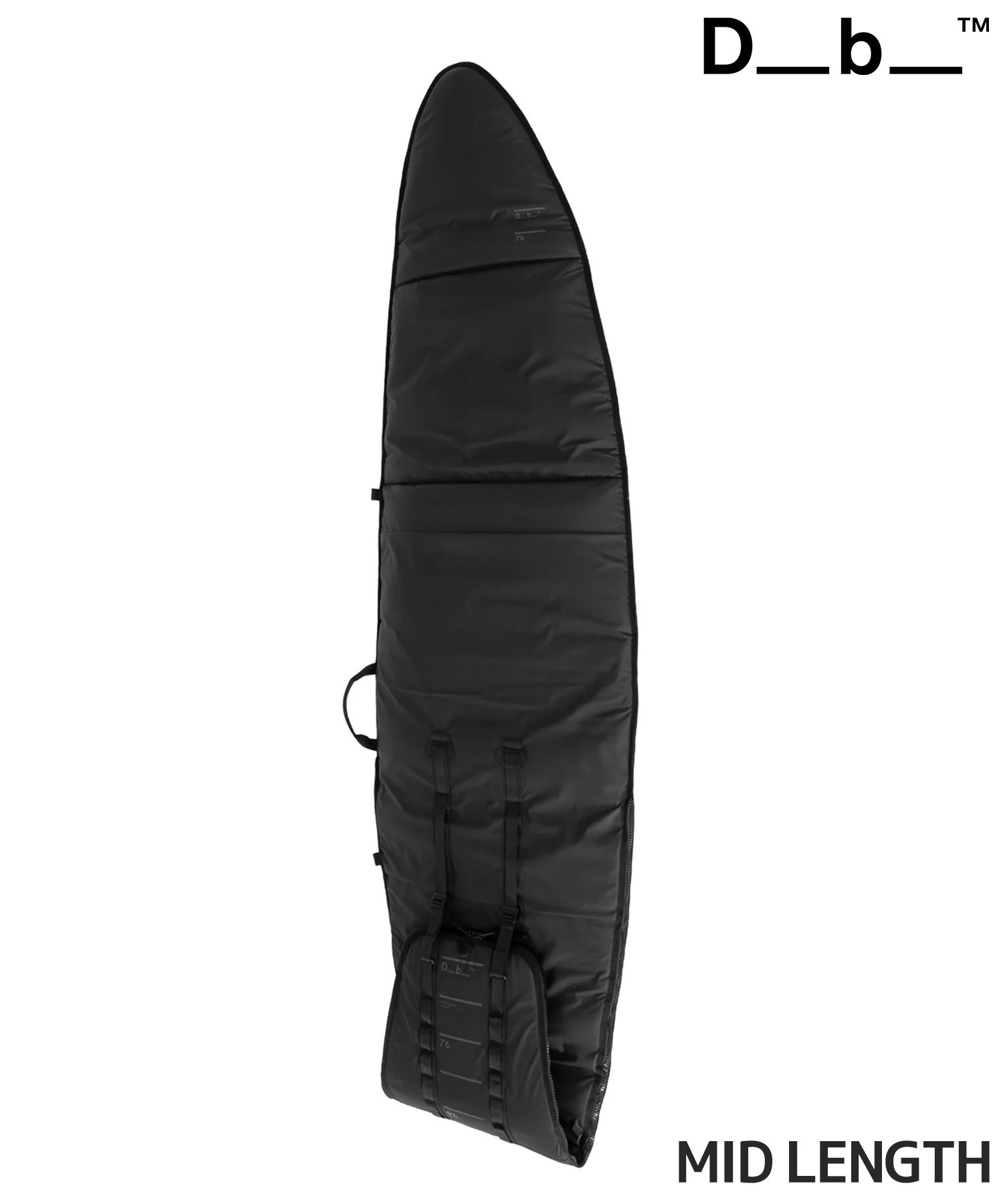 DB ディービー SINGLE MID-LENGTH BOARDCASE ボードケース ハードケース ミッドボード サーフィン ムラサキスポーツ