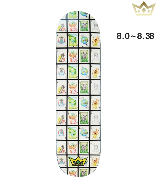 KING キング スケートボード デッキ 8.0～8.5inch GABRIEL FORTUNATO - CARDS ムラサキスポーツ