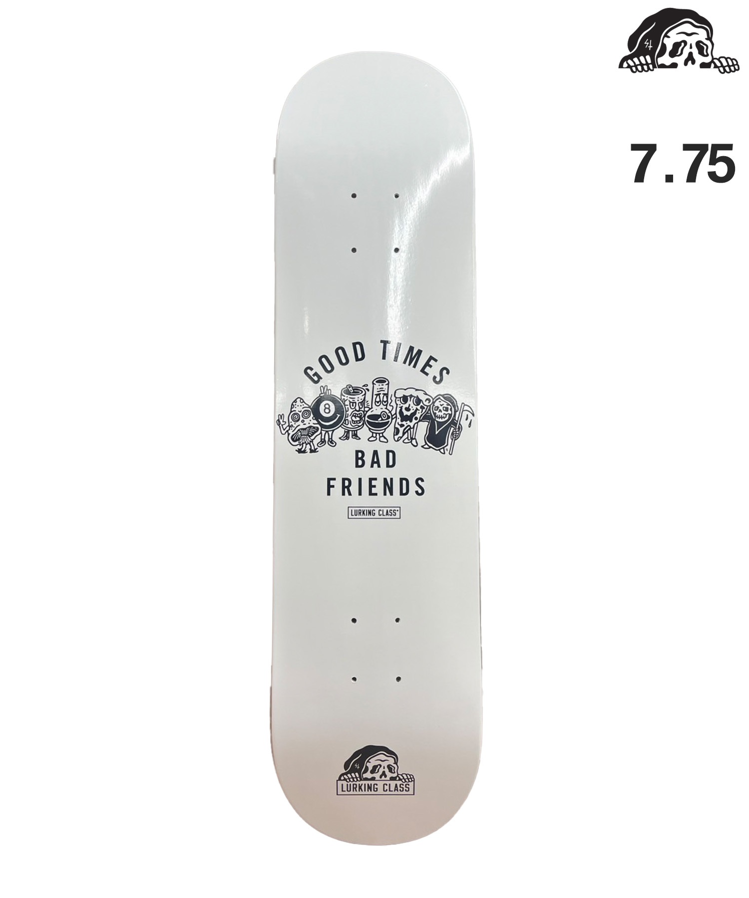 LURKING CLASS ラーキングクラス スケートボード デッキ 7.75inch MR GOOD TIME 2 DECK ムラサキスポーツ(WT-7.75inch)