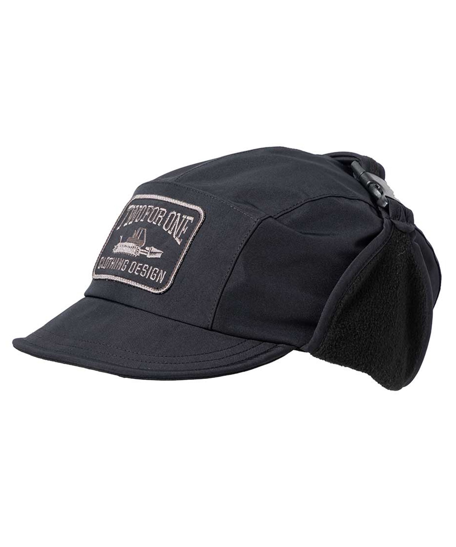 241 トゥーフォーワン スノーボード イヤーフラップキャップ ユニセックス 241-GORE-TEX EAR FLAP CAP ムラサキスポーツ 24-25モデル LX J24(BK-ONESIZE)