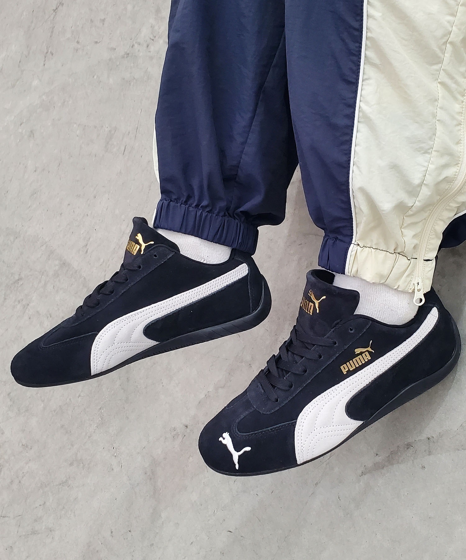 PUMA プーマ スニーカー レディース 韓国ファッション 薄底 SPEEDCAT OG スピードキャット 398846(31-23.0cm)