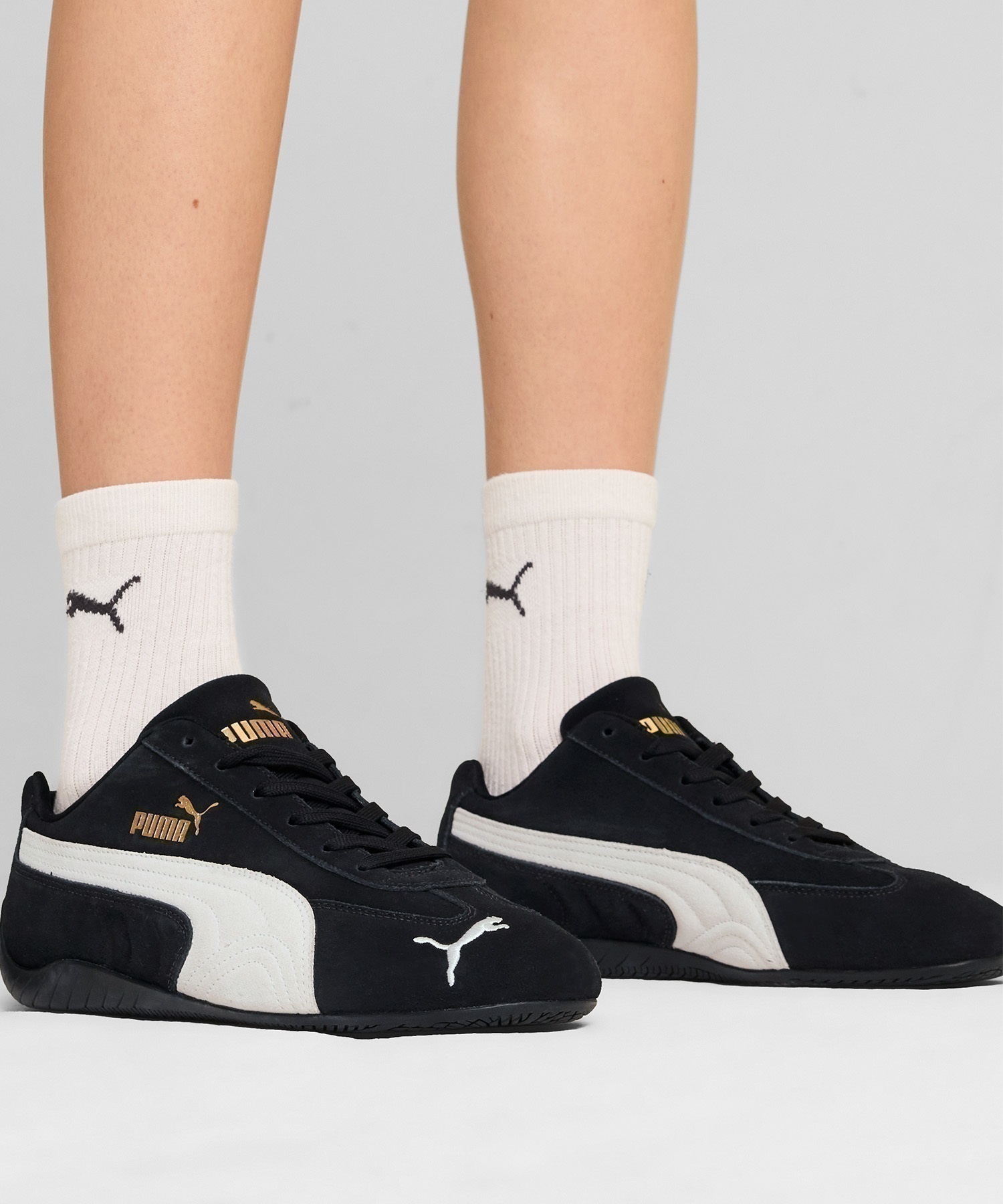 PUMA プーマ スニーカー レディース 韓国ファッション 薄底 SPEEDCAT OG スピードキャット 398846(31-23.0cm)
