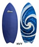 MAZAR マザー BASIC+FISH ベーシック＋フィッシュ 131cm スキムボード ムラサキスポーツ(WHT-131cm)