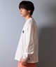 QUIKSILVER クイックシルバー ラッシュガード メンズ 長袖 Tシャツ ロンT バックプリント水陸両用 UVカット QLY251627M ムラサキスポーツ限定(WHT-M)