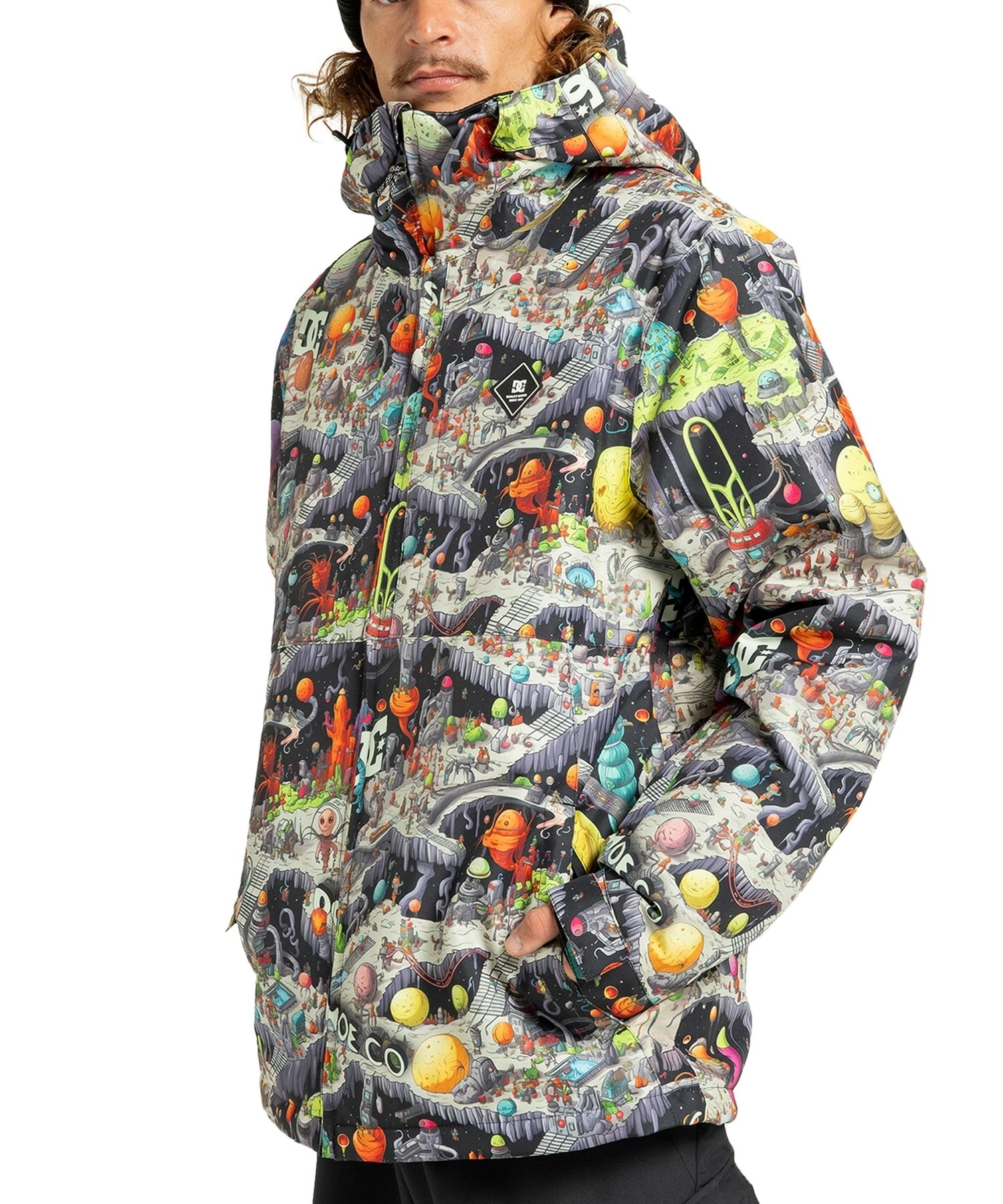 【早期購入】DC ディーシー スノーボード ウェア ジャケット ユニセックス BASIS PRINT JACKET ムラサキスポーツ 25-26モデル MM E1(KZL4-S)
