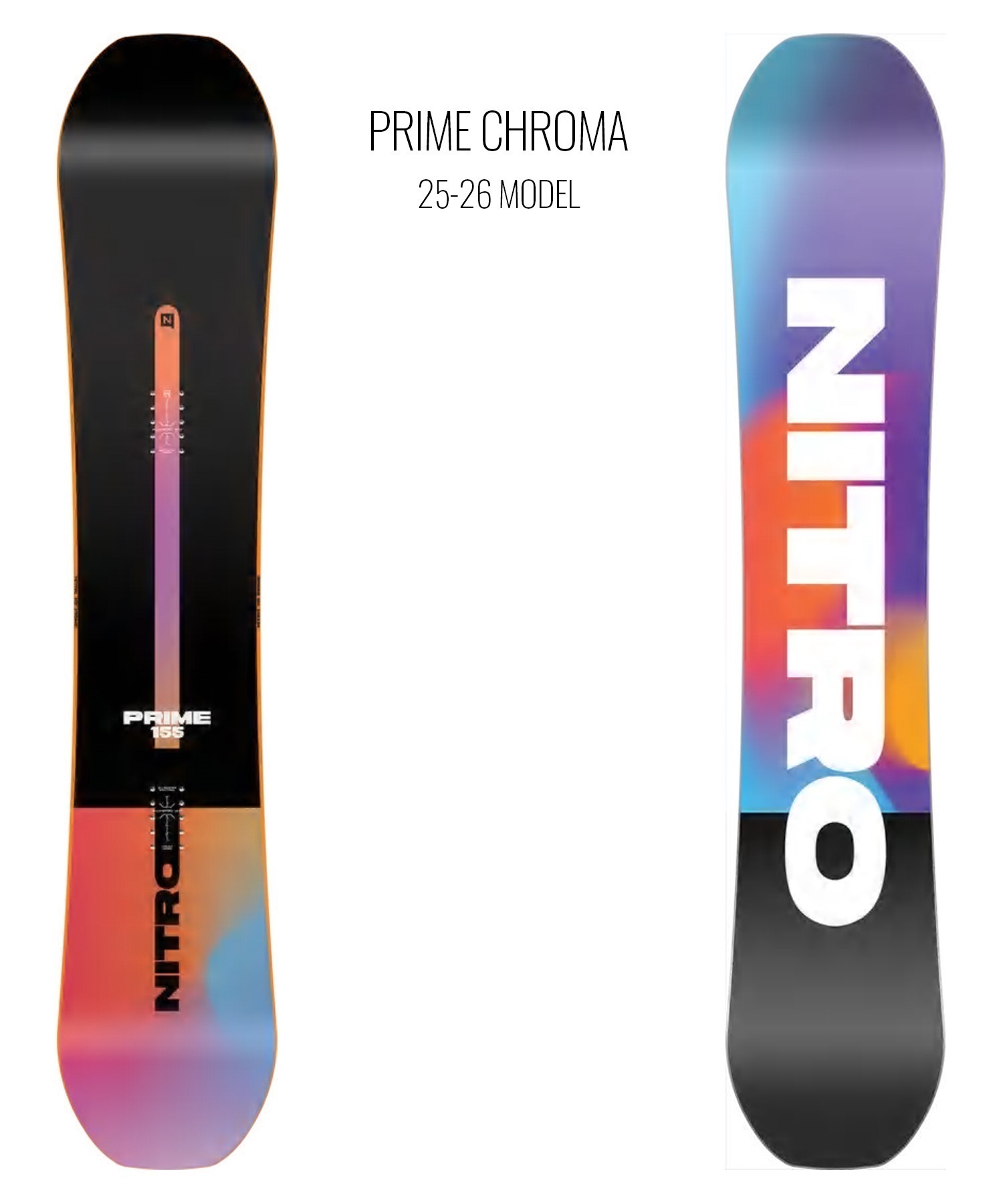 【早期購入】NITRO ナイトロ スノーボード 板 PRIME CHROMA ムラサキスポーツ 25-26モデル MM B7(ONECOLOR-149cm)