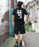 NEW ERA ニューエラ 半袖 Tシャツ メンズ バックプリント ロサンゼルス・ドジャース 14410096(BK-M)