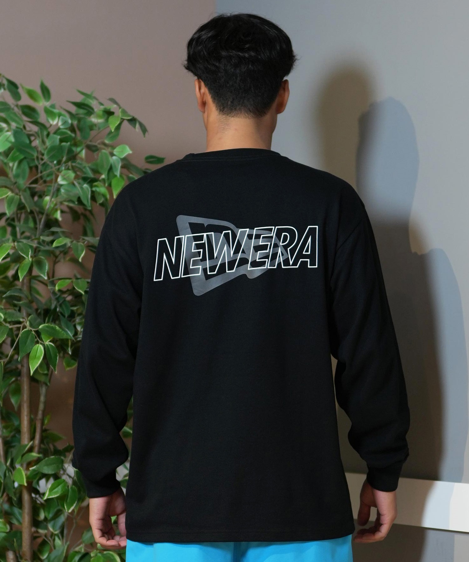 NEW ERA 長袖Tシャツ黒