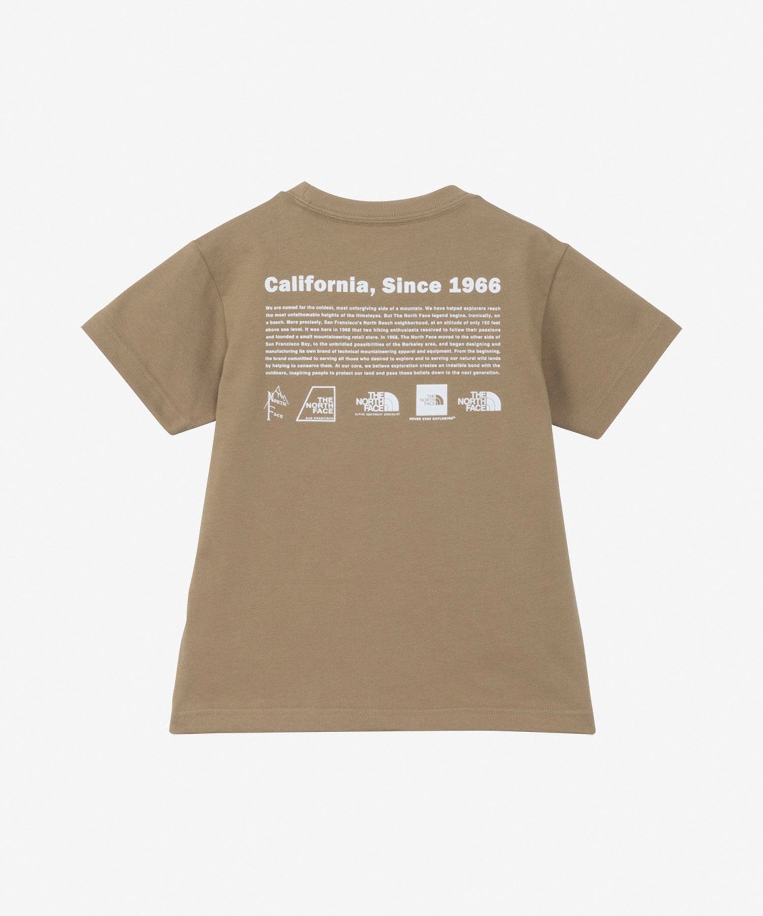 THE NORTH FACE ザ・ノース・フェイス Tシャツ キッズ 半袖 UVカット トドラーショートスリーブヒストリカルロゴティー NTT32556(WW-100cm)
