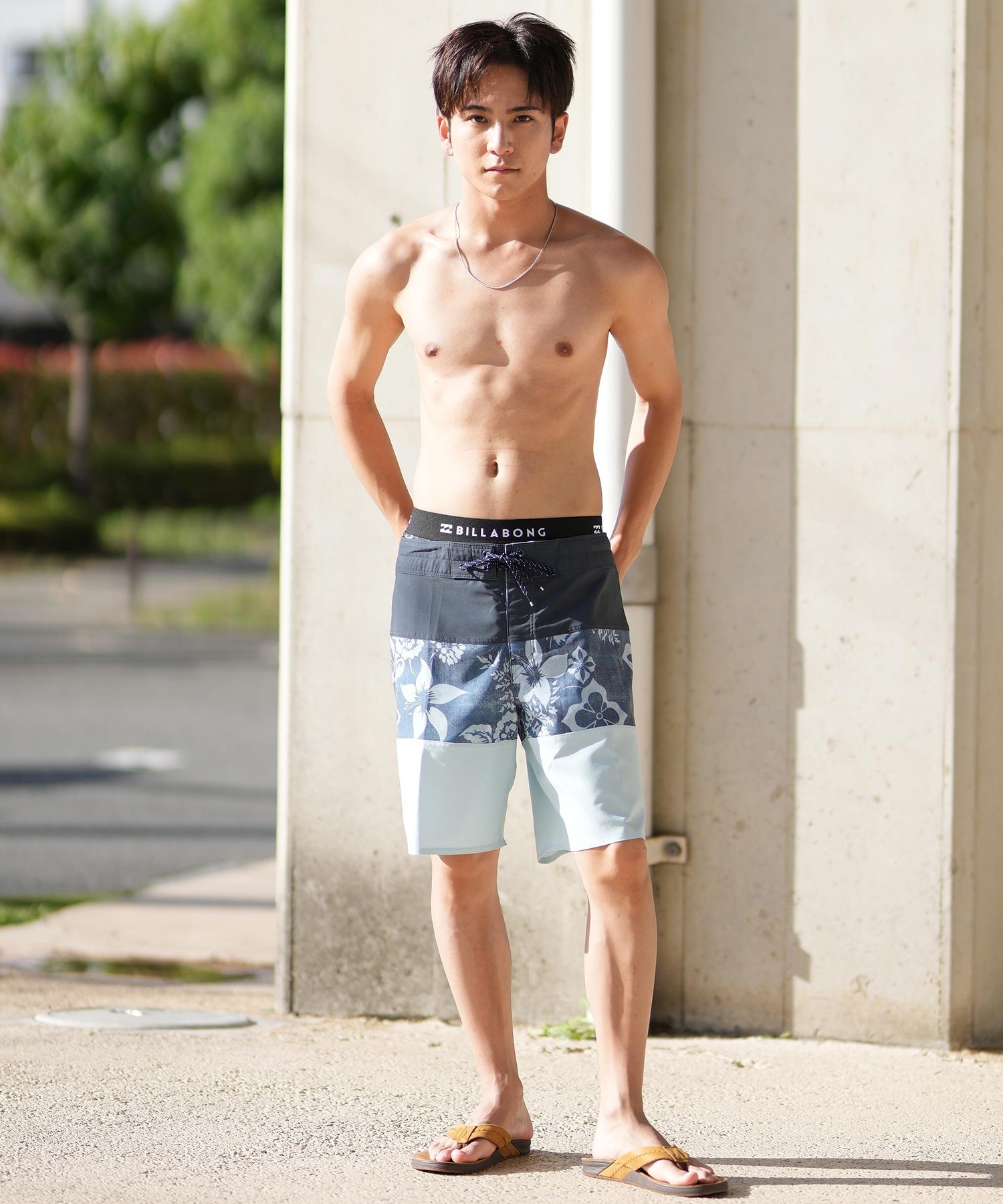 BILLABONG ビラボン 水着 トランクス メンズ ボードショーツ サーフパンツ 18.5インチ TRIBONG PRO BF011-502(DKA-28)