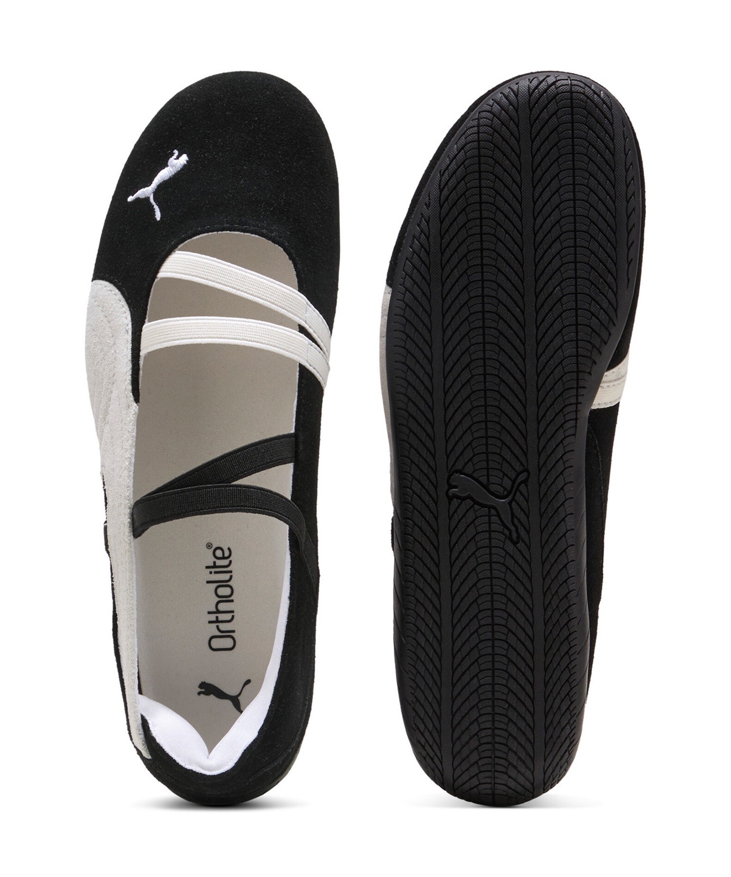 PUMA プーマ スニーカー レディース メリージェーン 薄底 SPEEDCAT BALLET SD WNS スピードキャット 401287(06-23.0cm)