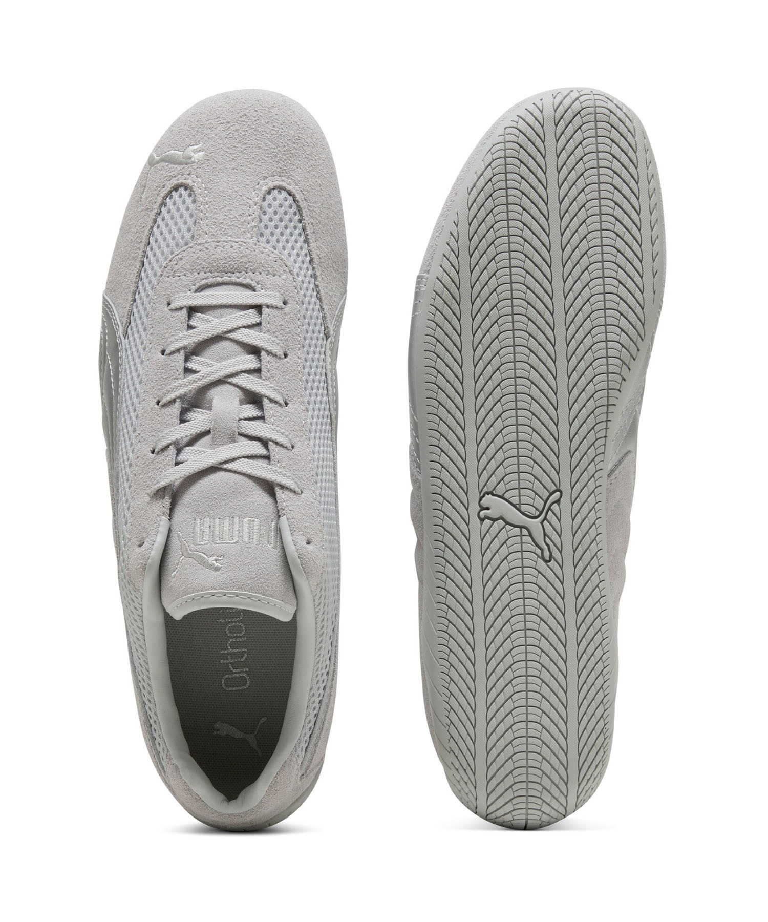 PUMA プーマ スニーカー レディース 韓国 シルバー SPEEDCAT PREMIUM スピードキャット 403902(02-23.0cm)