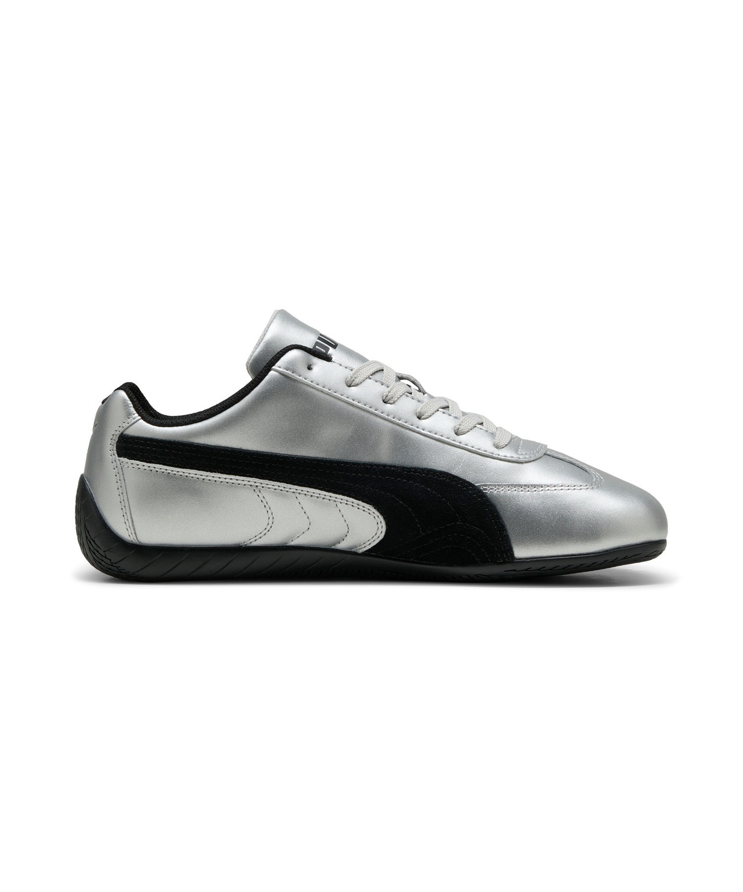 PUMA プーマ スニーカー レディース BLACKPINK ロゼ 韓国 韓国 シルバー ROSE ロゼ SPEEDCAT METALLIC スピードキャット 403689 01(01-23.0cm)