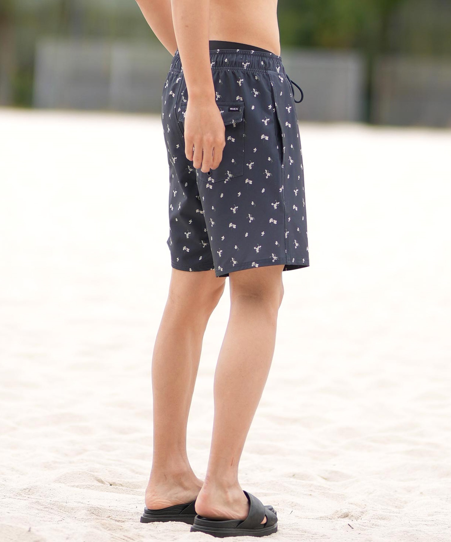 RVCA ルーカ 水着 トランクス メンズ ボードショーツ サーフパンツ 小花柄 17インチ 水陸両用 BF041-510(KSD0-S)