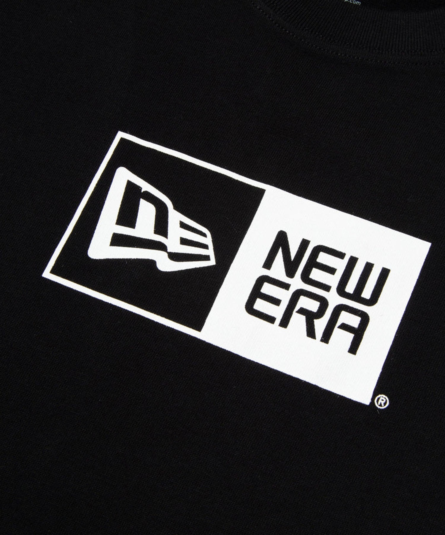 NEW ERA ニューエラ 半袖 Tシャツ キッズ Youth 半袖 コットン Tシャツ ボックスロゴ 14521379(BLK-130cm)