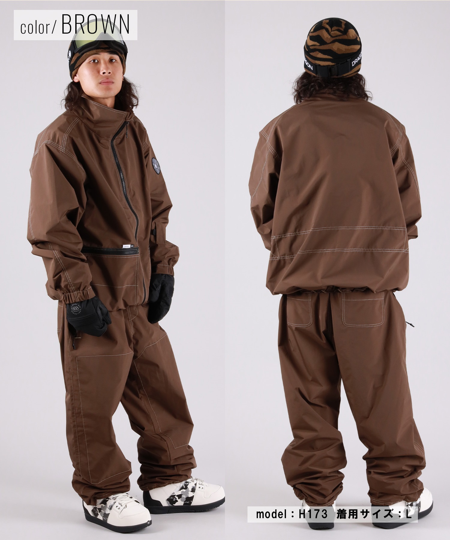 【早期購入/店頭受取対象外】AUTUMN オータム スノーボード ウェア ジャケット ユニセックス YARD JACKET ムラサキスポーツ 25-26モデル MM D25(BLACK-S)
