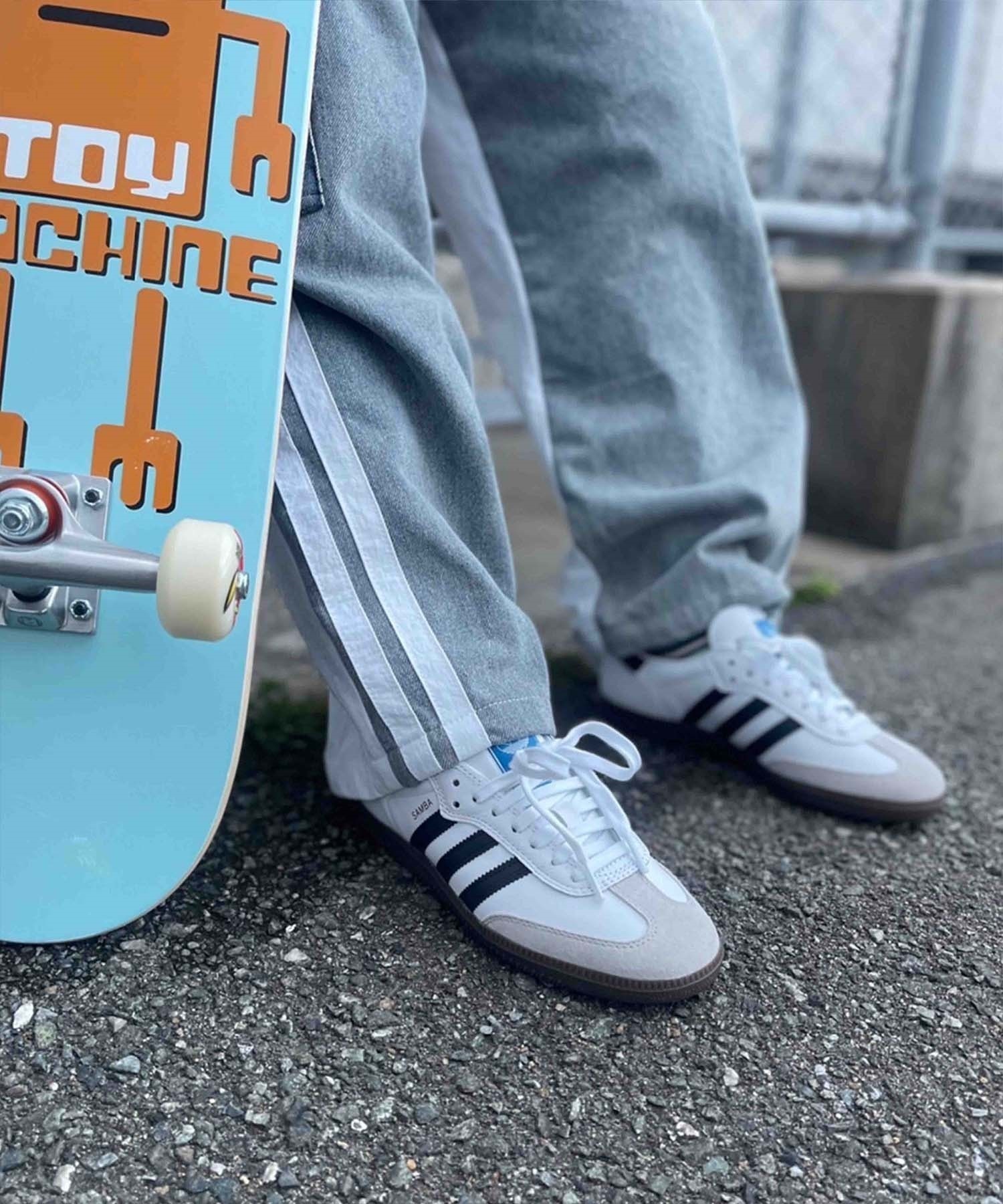 adidas skateboarding アディダス スケートボーディング スニーカー メンズ レディース スケシュー SAMBA ADV サンバ GZ8477 421251907(WHT/BLK-23.0cm)